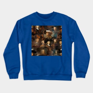 Rembrandt Paintings Mashup Crewneck Sweatshirt